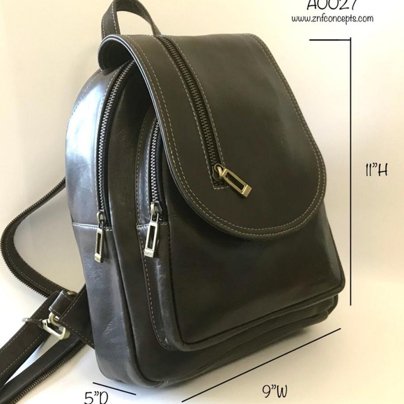 Convertible Backpack/Sling Bag Charcoal Black/grey - Picture 3 of 7